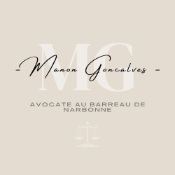 logo accueil site manon goncalves avocat avocate barreau narbonne aude bureau tribunal affaire code penal travail generaliste